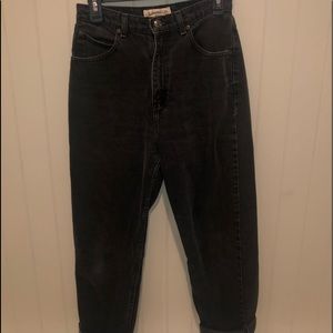 Vintage black mom jeans